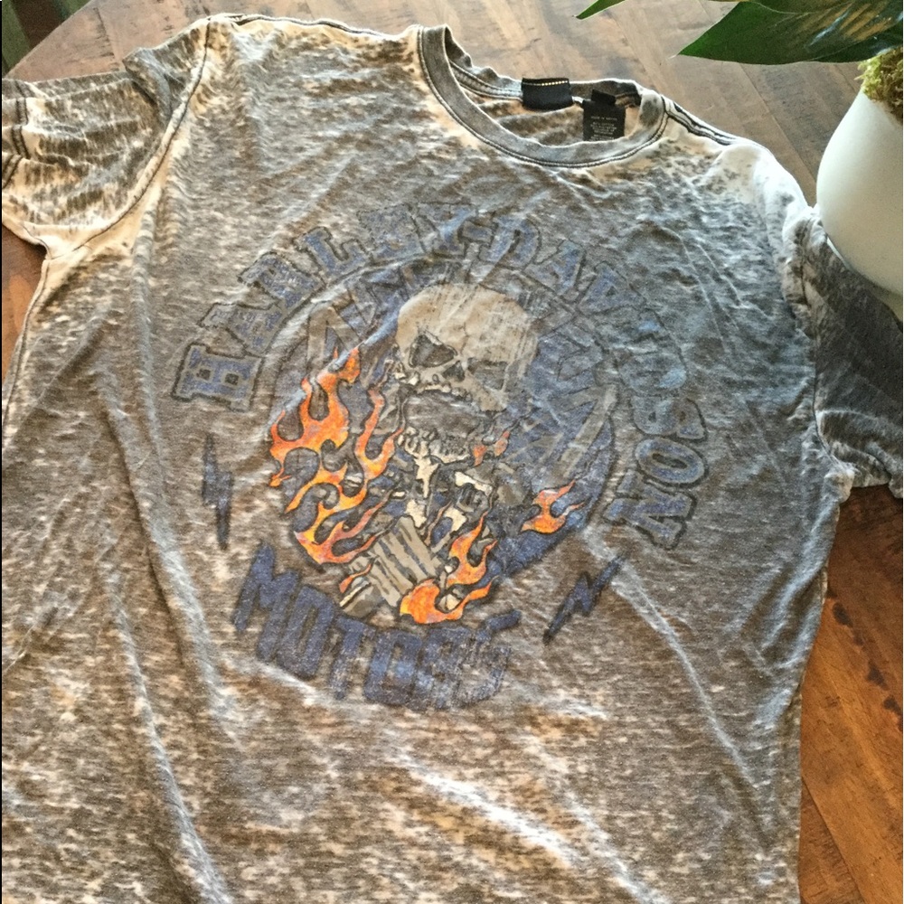 Harley Davidson burnout t-shirt, men’s